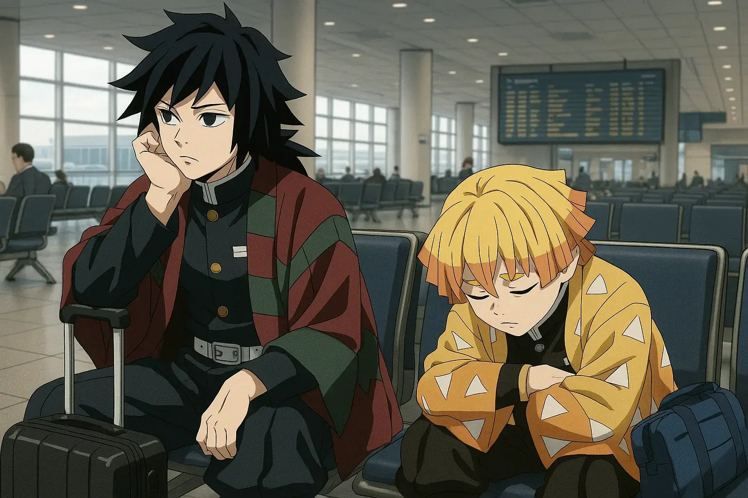 illustration for airport