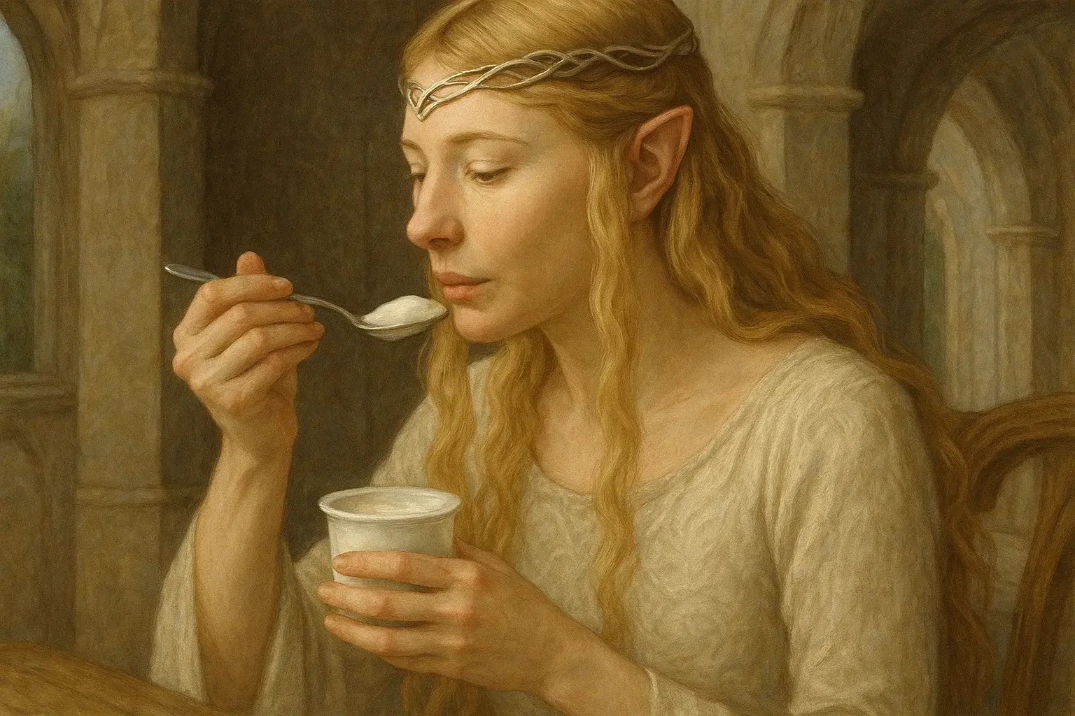 illustration for spoon