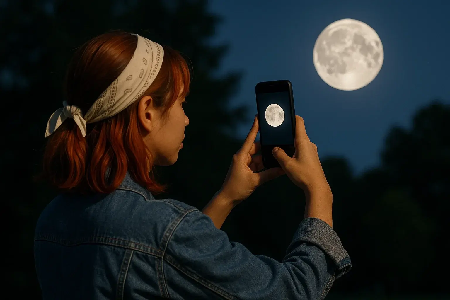 illustration for moon