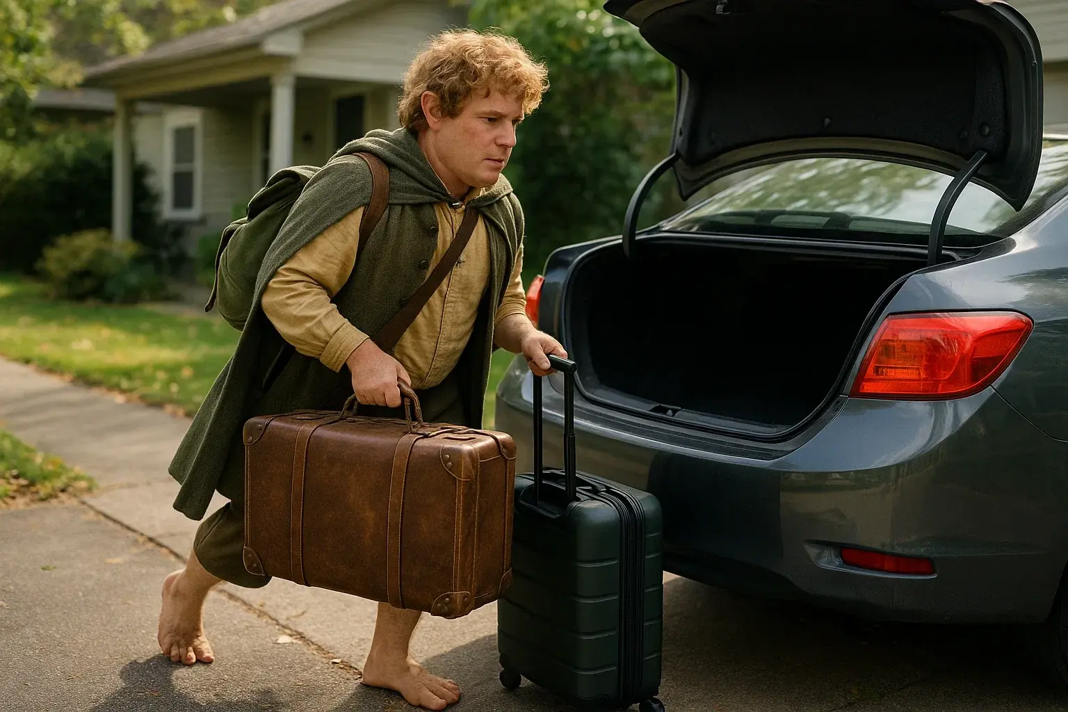 illustration for luggage