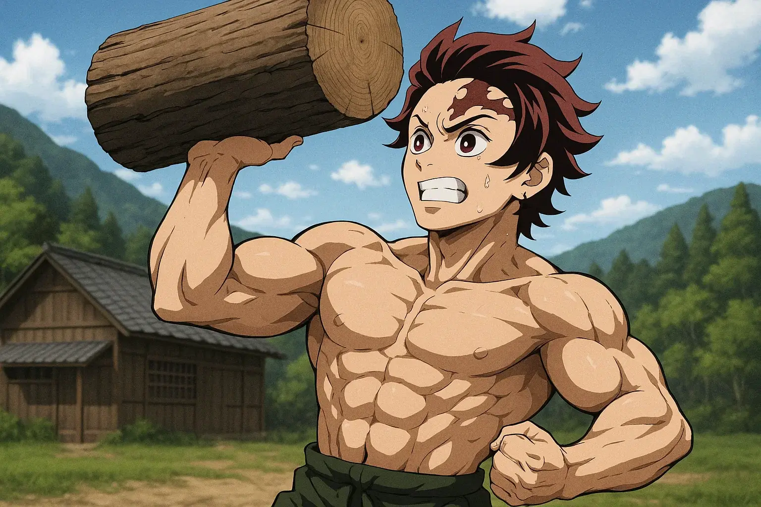 illustration for strong