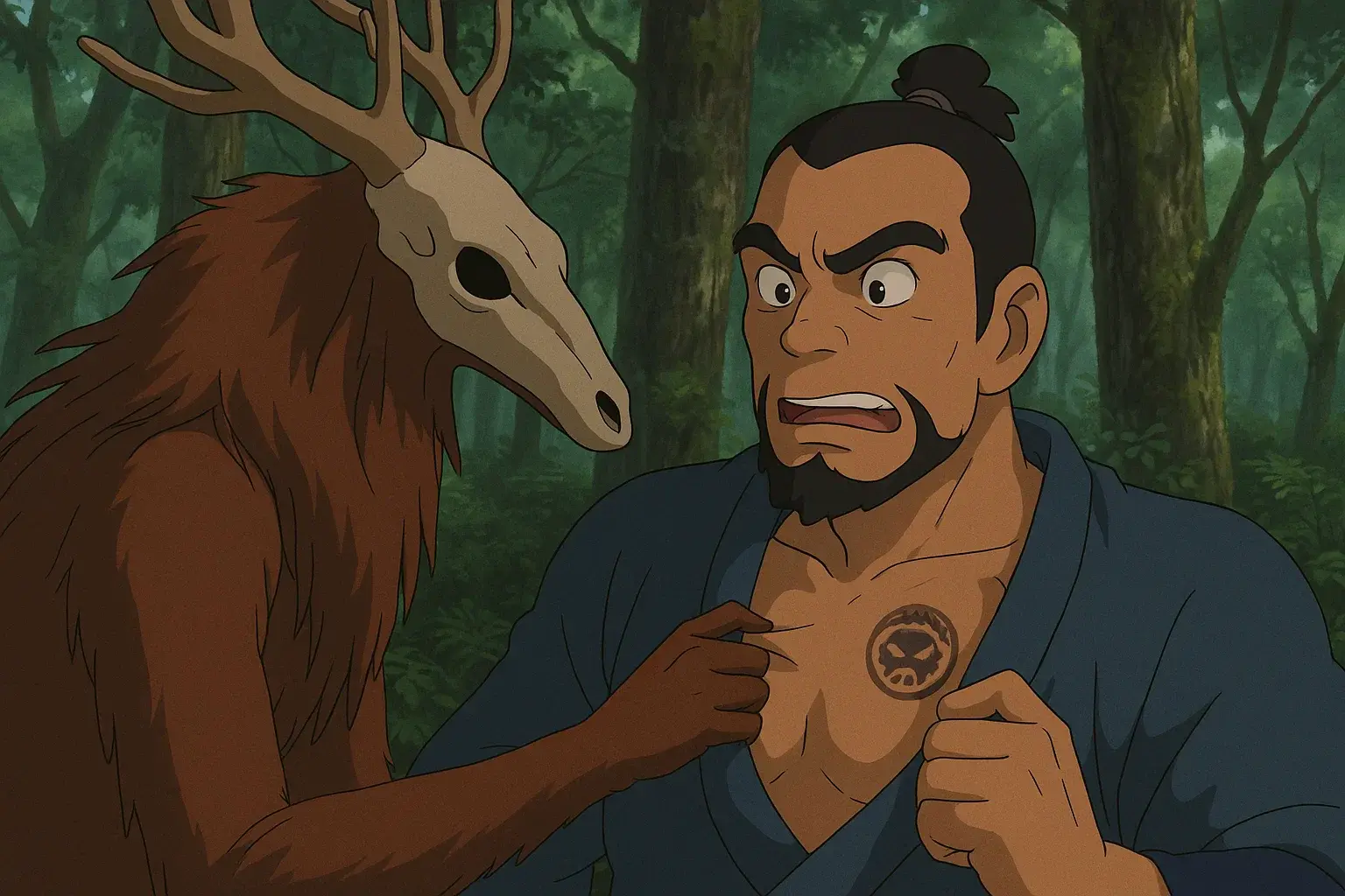 illustration for neck