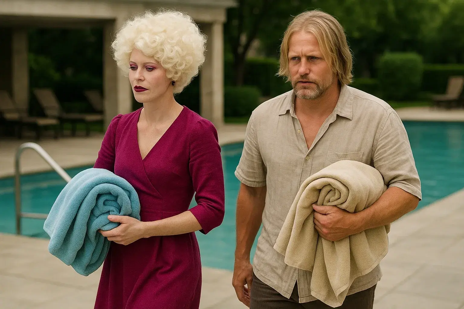 illustration for towel