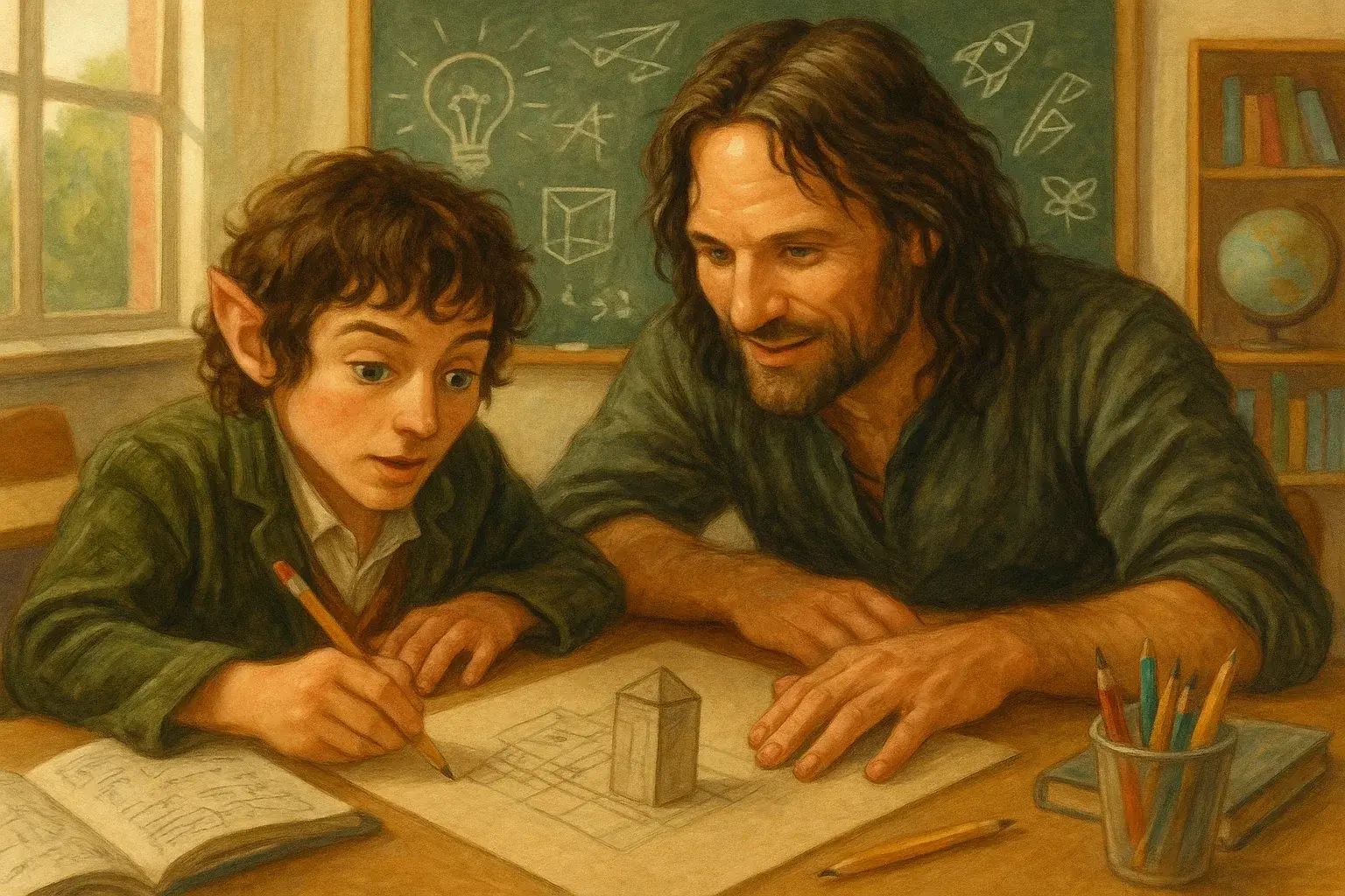 illustration for clever