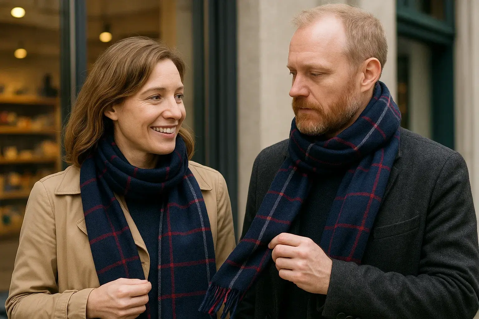 illustration for scarf