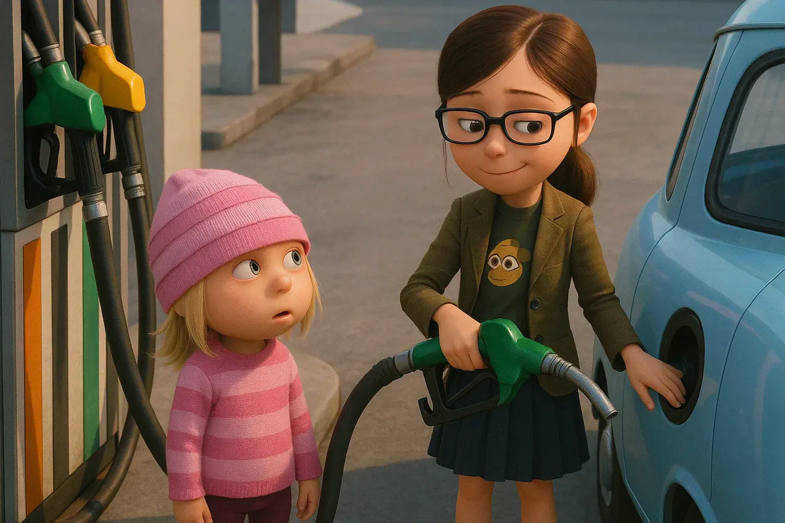 illustration for petrol