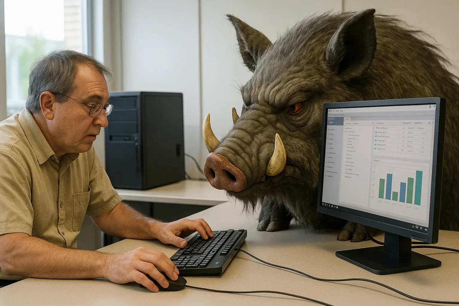 illustration for software