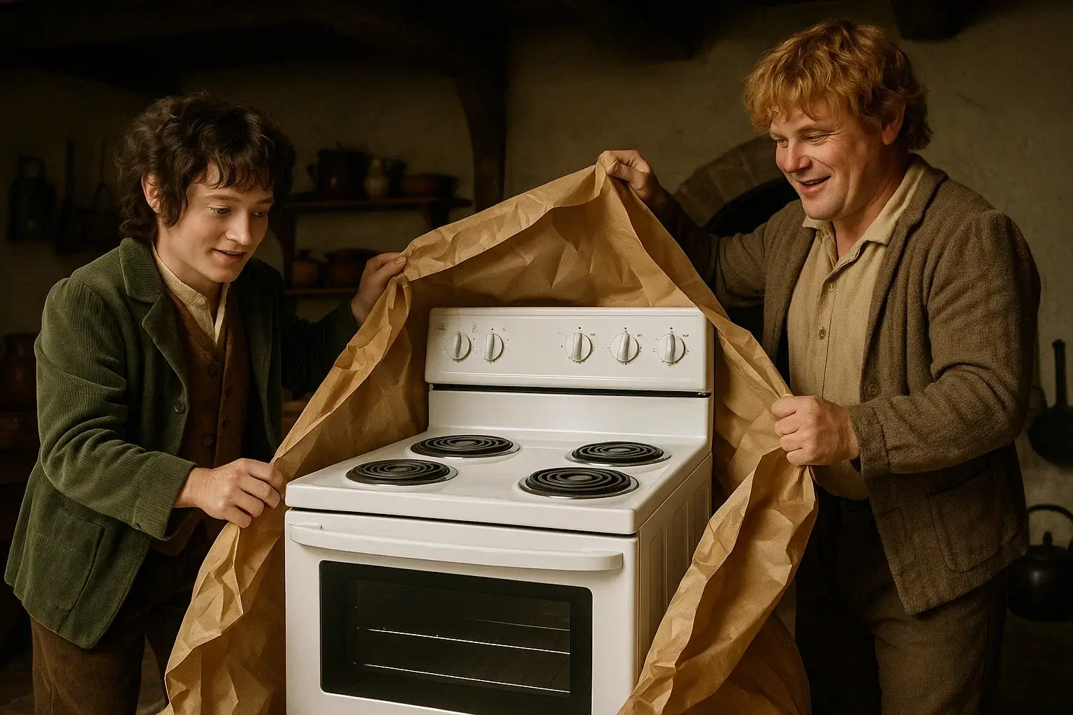 illustration for stove