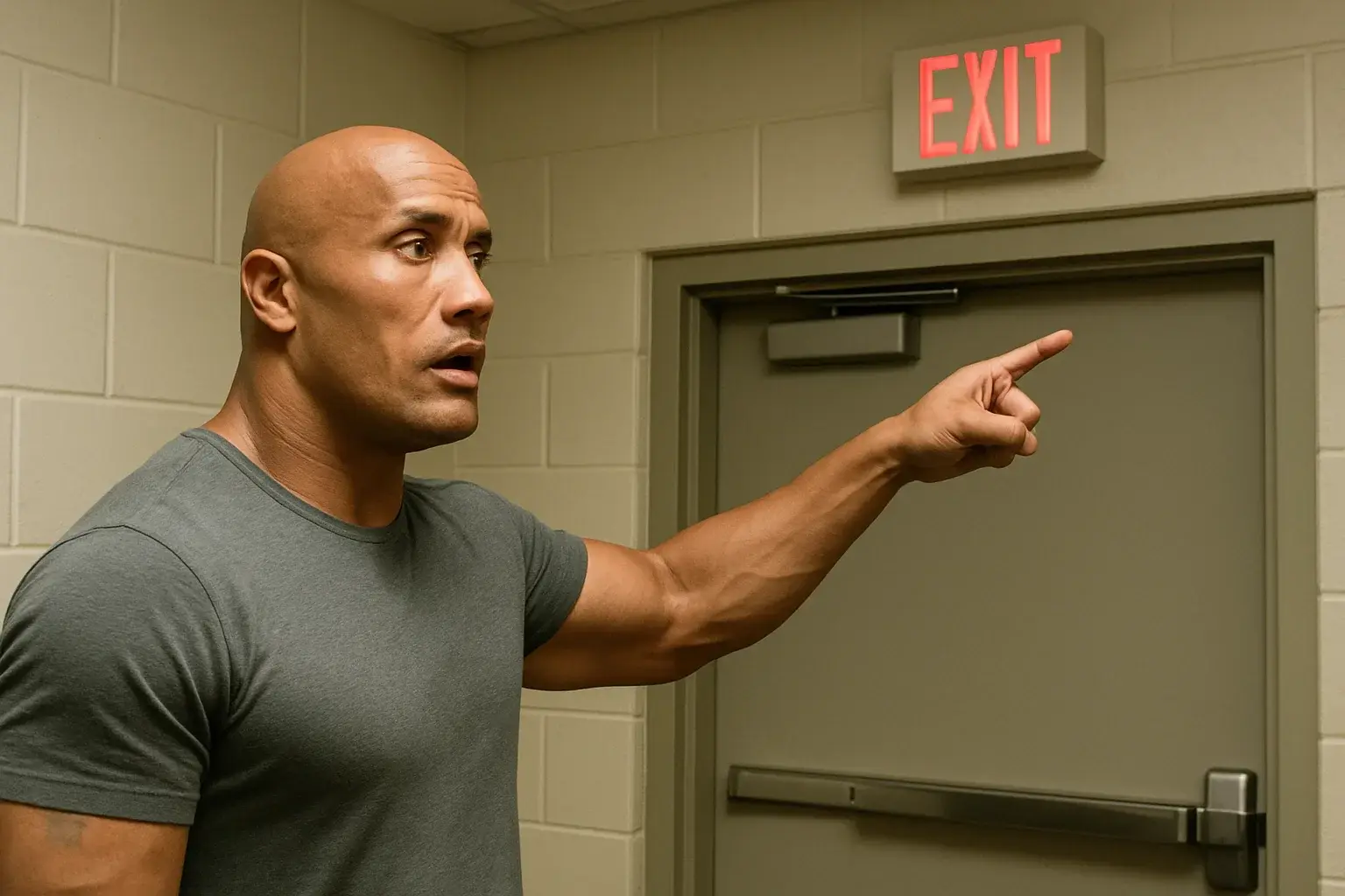 illustration for exit