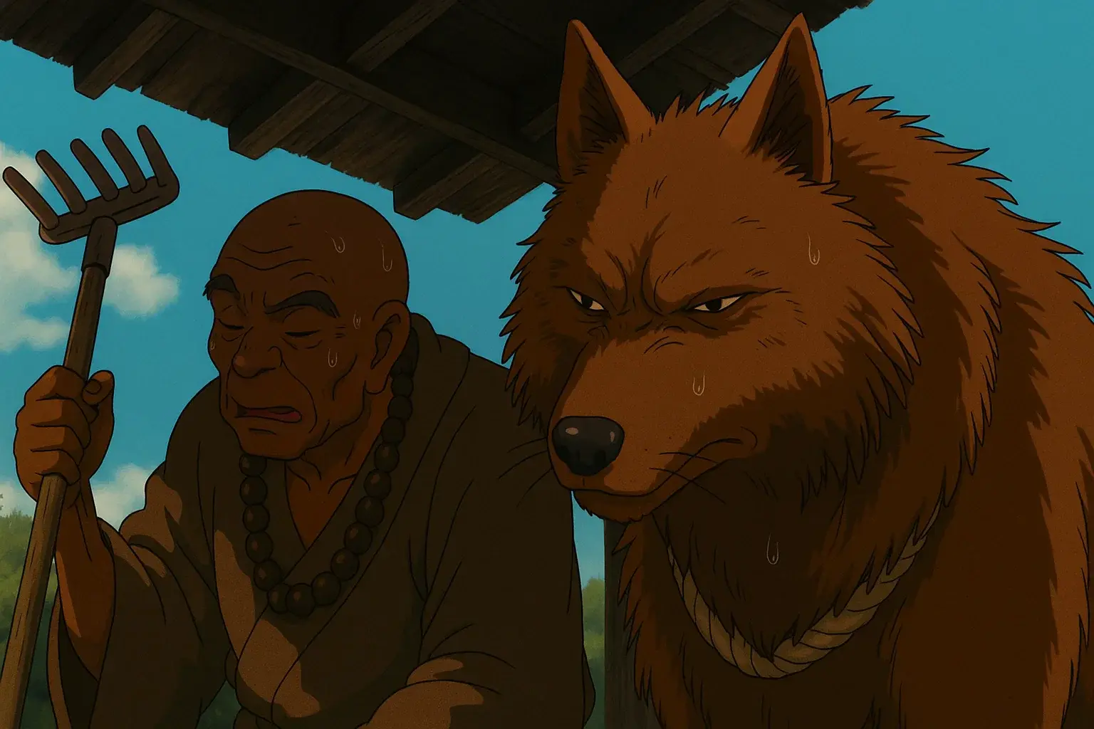 illustration for brown