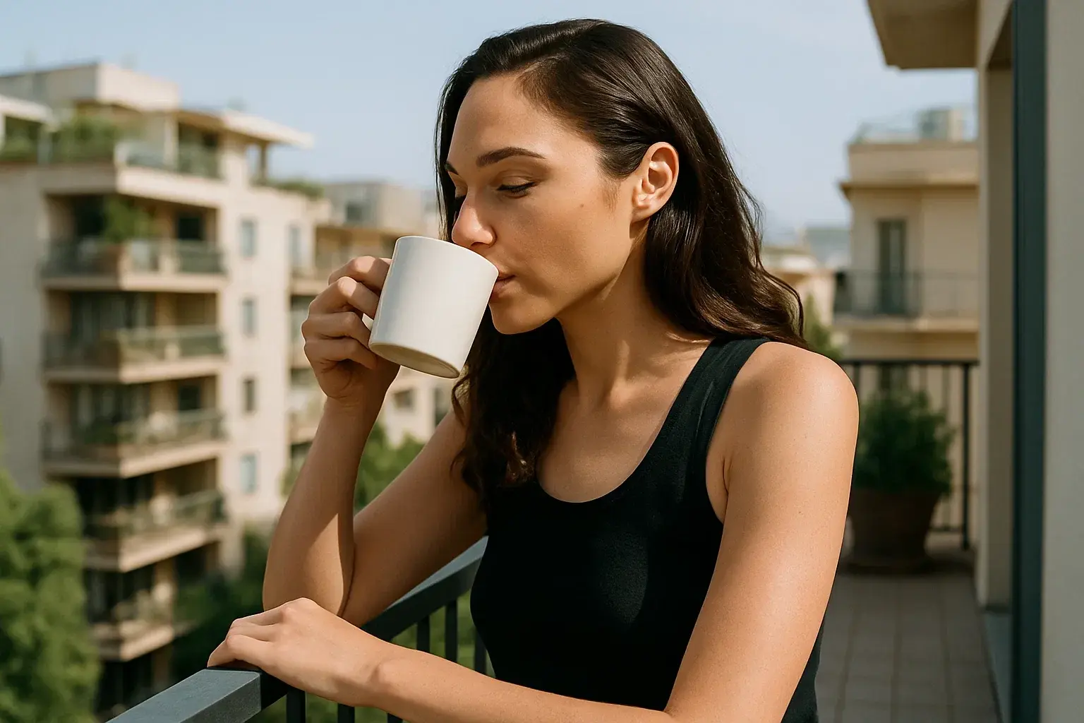 illustration for balcony