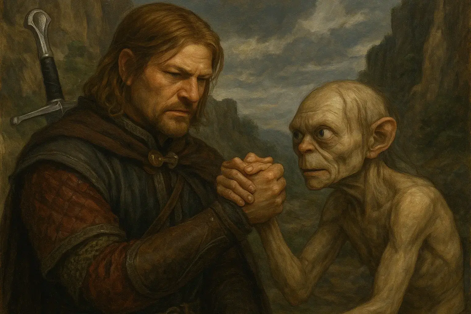 illustration for swear