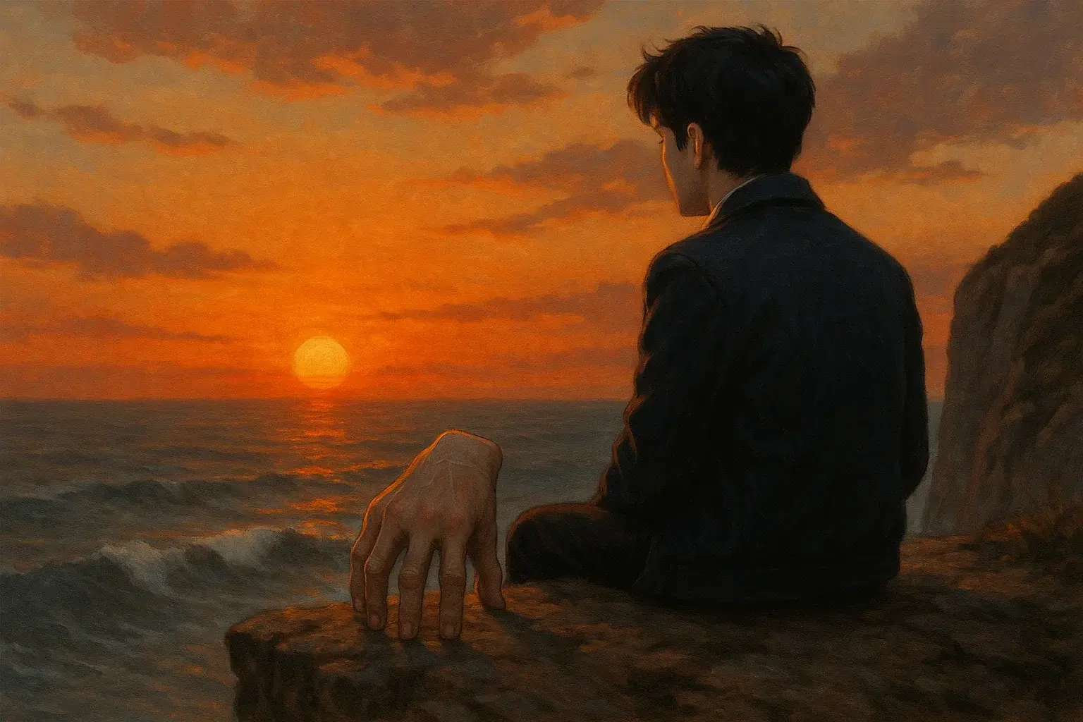 illustration for cliff