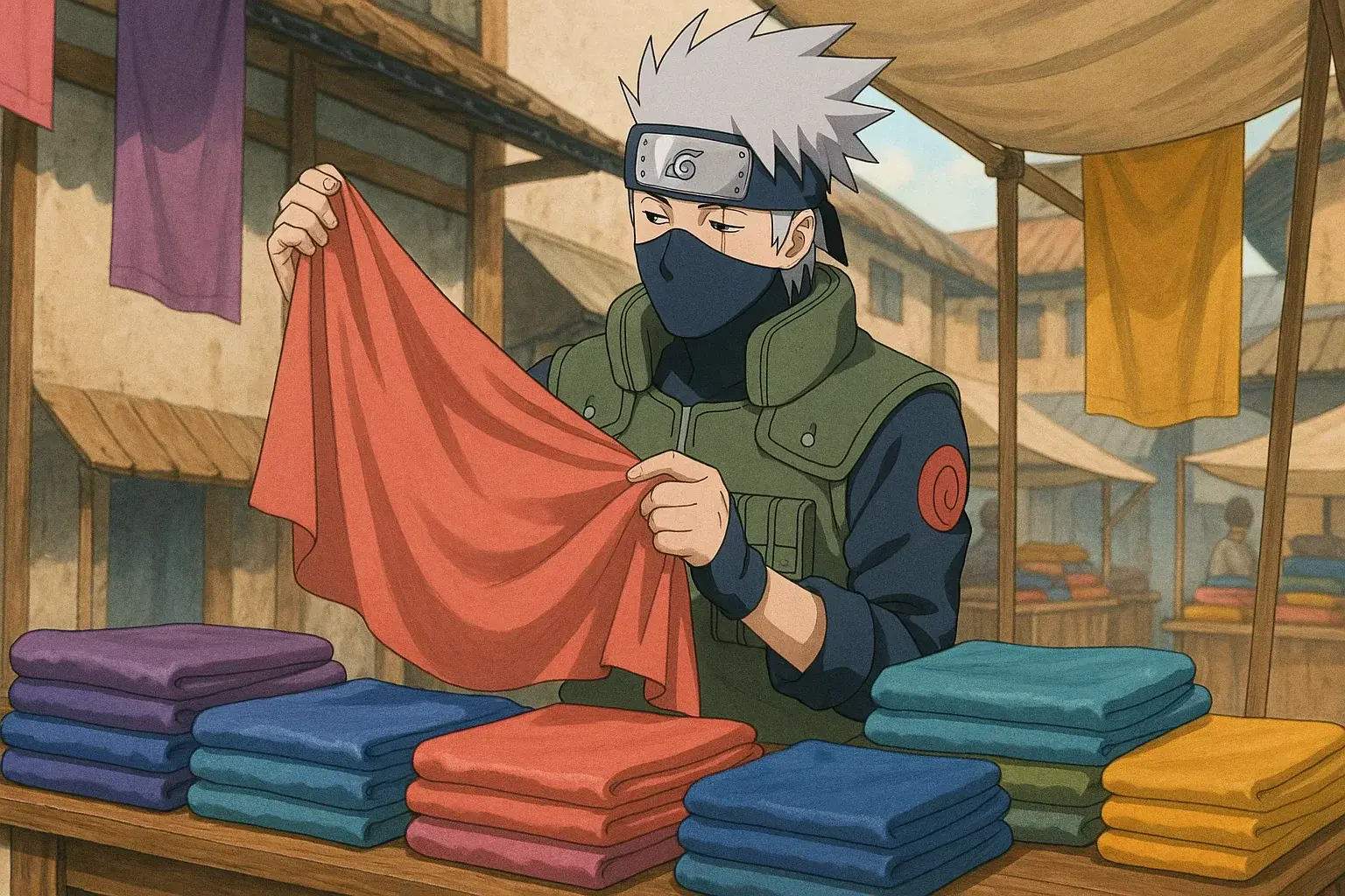 illustration for silk