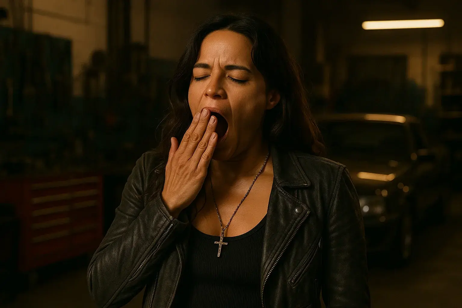 illustration for yawn