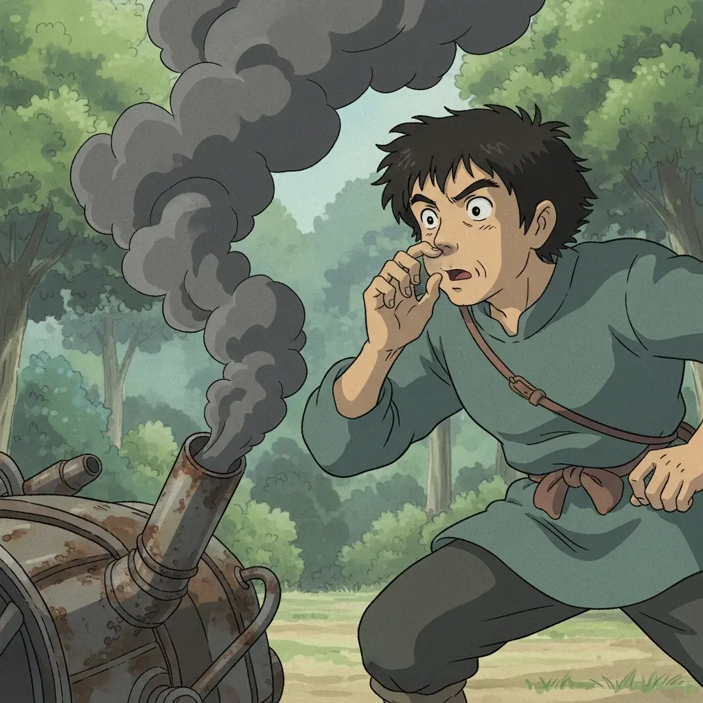 illustration for exhaust