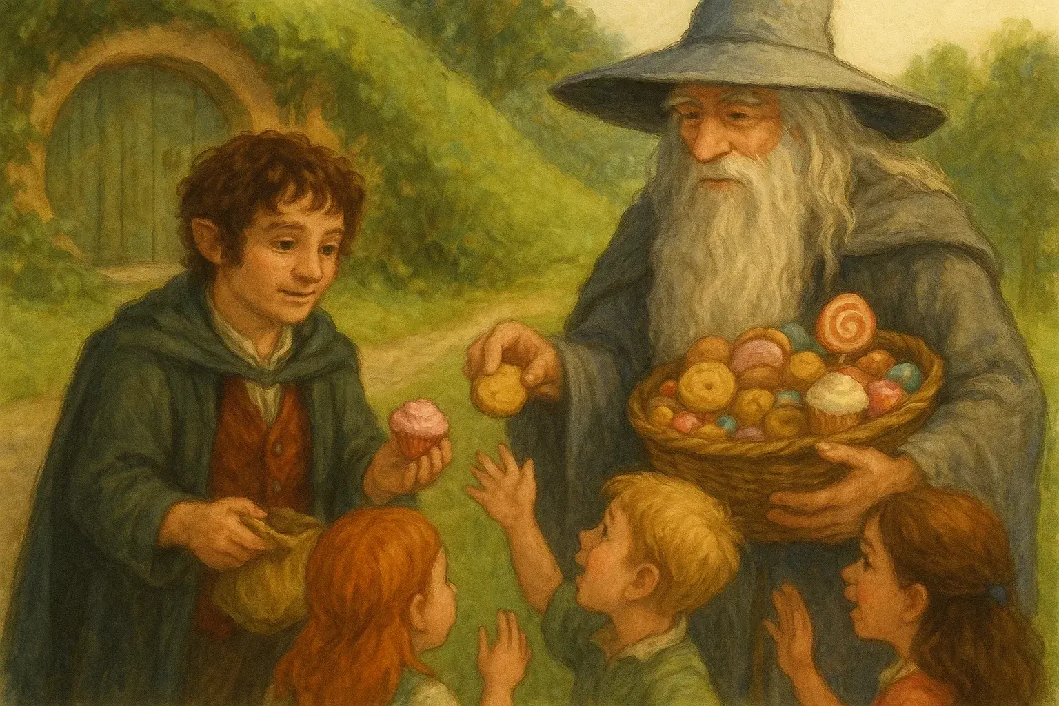 illustration for treat