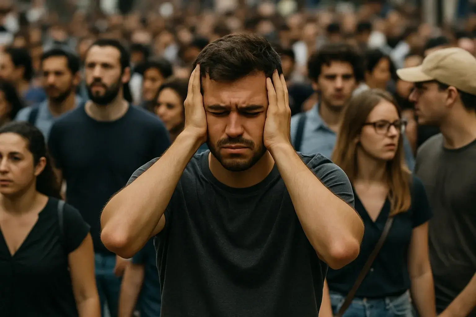 illustration for overwhelm