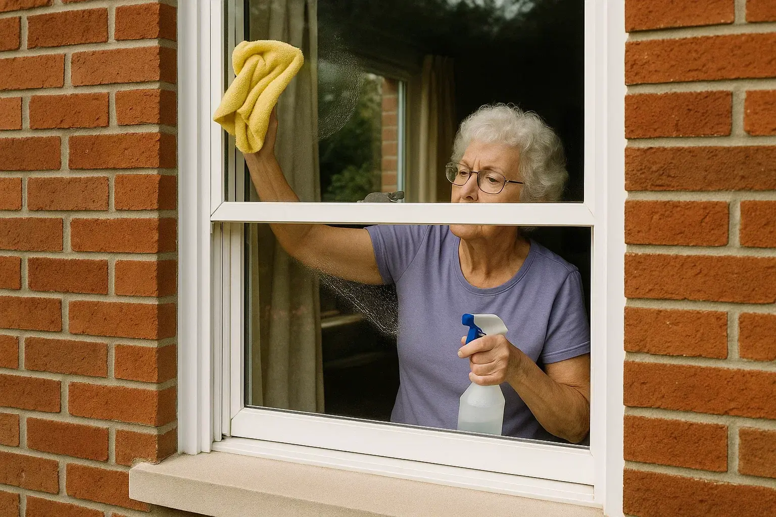 illustration for window