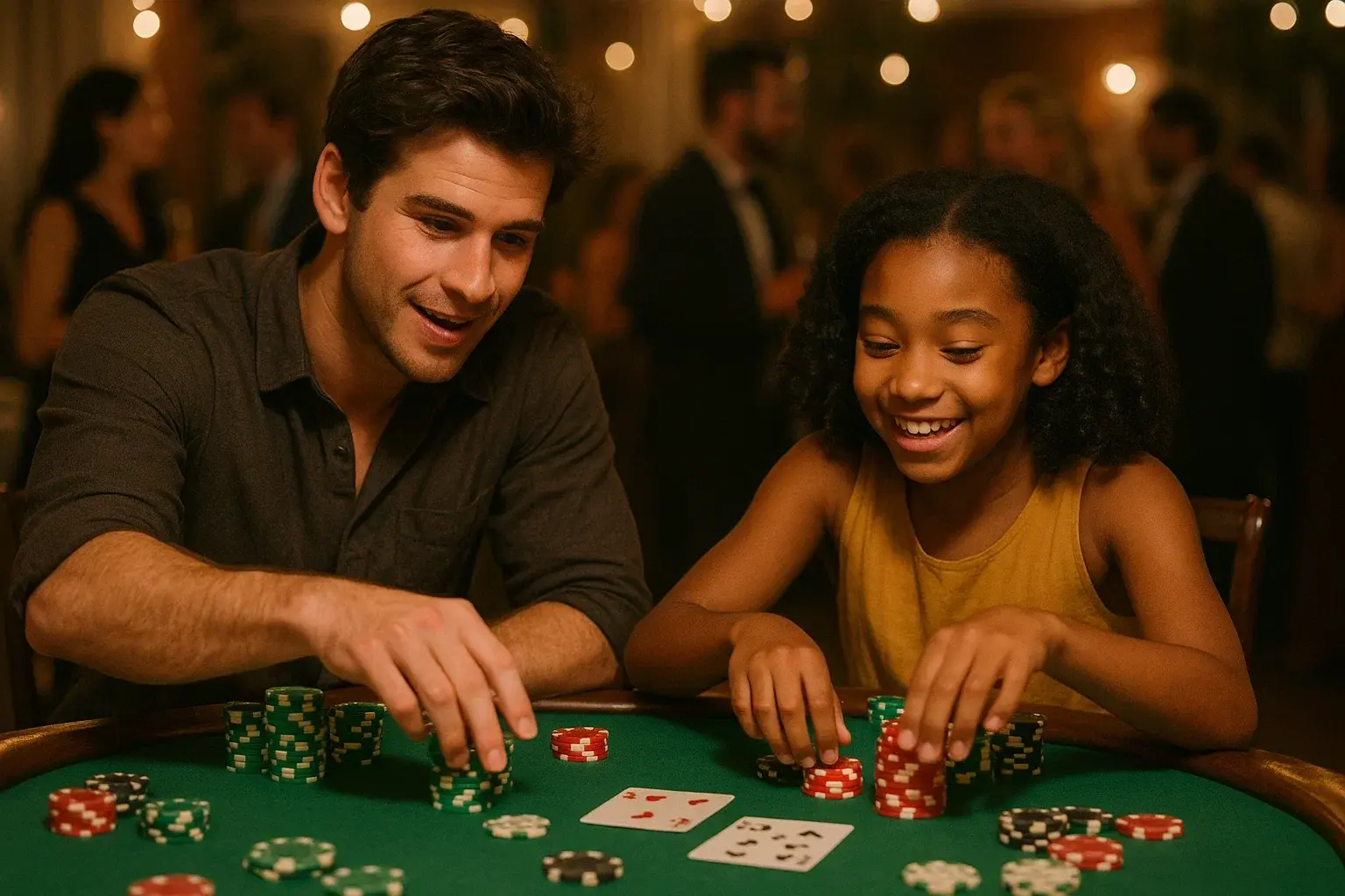 illustration for gamble