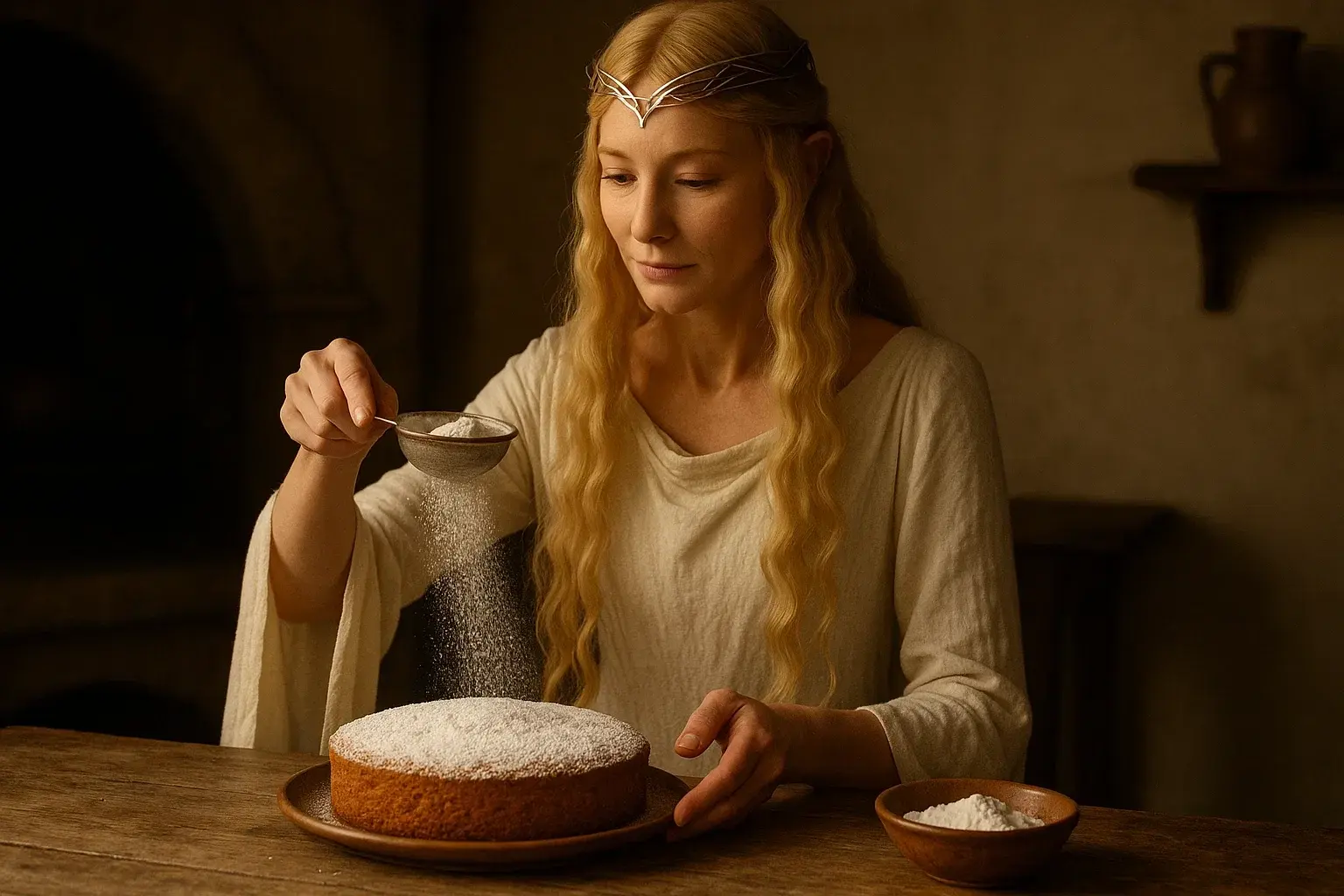 illustration for powder